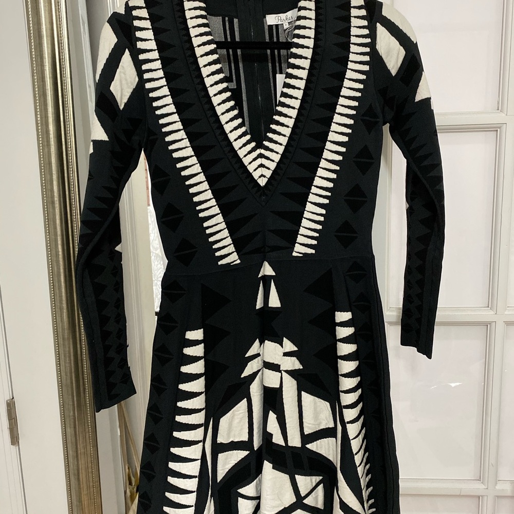 Parker size small v neck mini dress